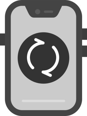 Akıllı telefon. Web simgesi basit tasarım