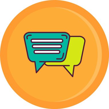 konuşma kabarcığı vektör resmetme sembolü