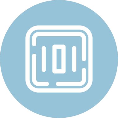 Modern simgenin vektör illüstrasyonu