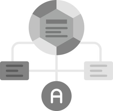 Şebeke. Web simgesi basit tasarım