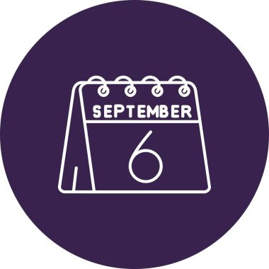 Tek bir günlük takvimdeki 7 Eylül tarihi