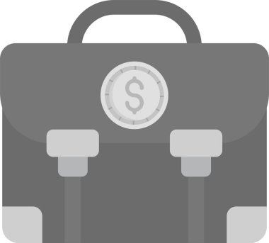 evrak çantası vektör simgesi modern basit vektör illüstrasyonu