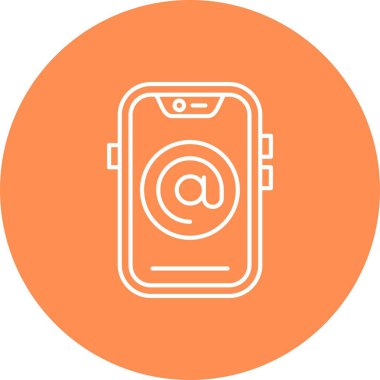 vektör mobil saat ico