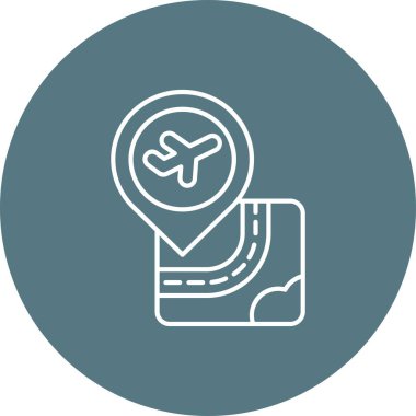 Benzersiz klima vektör kabartma simgesi