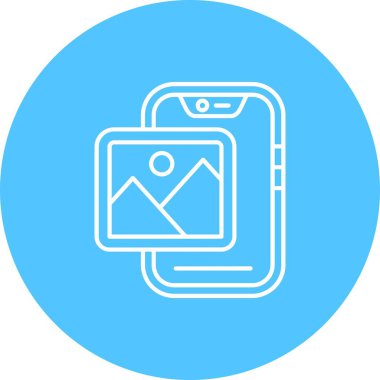 Vektör Mobil simge illüstrasyonu