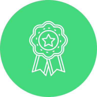 Eşsiz Yıldız Vektör Satırı Simgesi