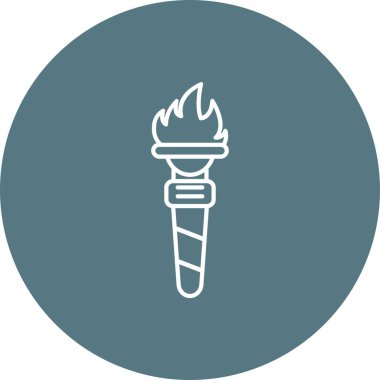 Benzersiz buz külahı vektör çizgisi simgesi