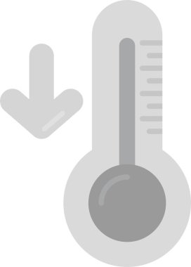 termometre simgesi, vektör illüstrasyonu