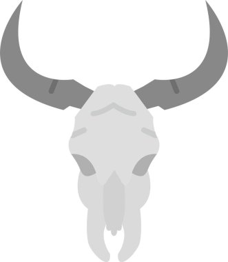 Kurukafa simgesi vektör illüstrasyonu