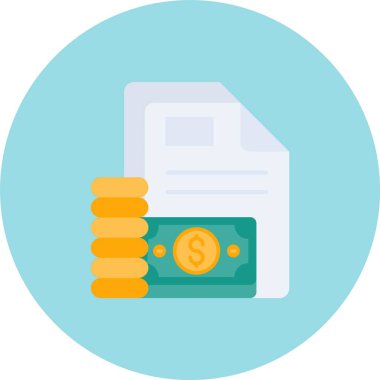 para düz daire vektör ikonu tasarımı