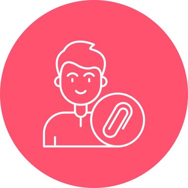 İnsan simgesinin vektör illüstrasyonu