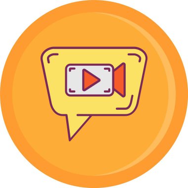 ortam ve metin simgesi ile görüntülü sohbet