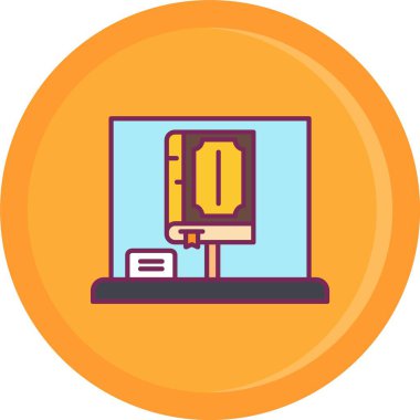 vektör atm makinesi Ico