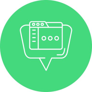 vektör konuşma ico, vektör çizimi