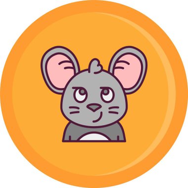 Fare simgesi, karikatür tarzı