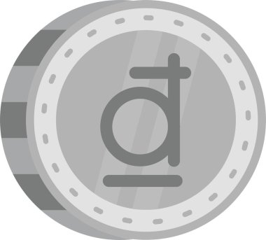 Bozuk para. Web simgesi basit illüstrasyon