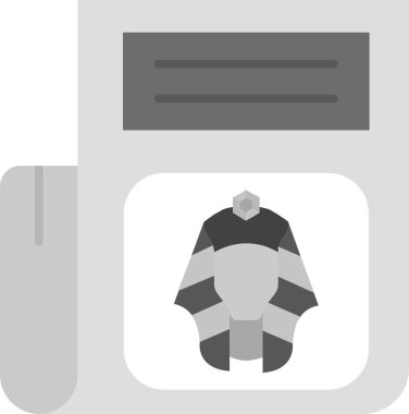 Modern simgenin vektör illüstrasyonu