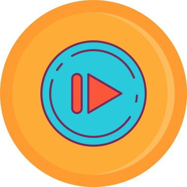 Müzik çalar. Basit resimleme