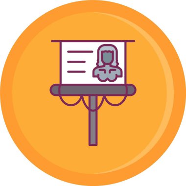 Kitap konumu simgesi. özet kitap konumu vektör rengi düz izole