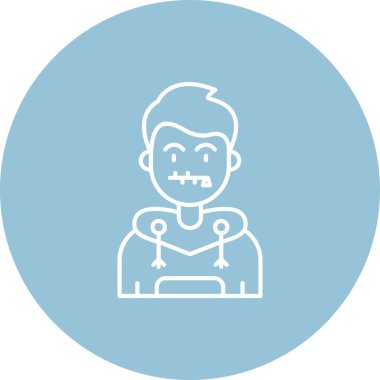 İnsan simgesinin vektör illüstrasyonu