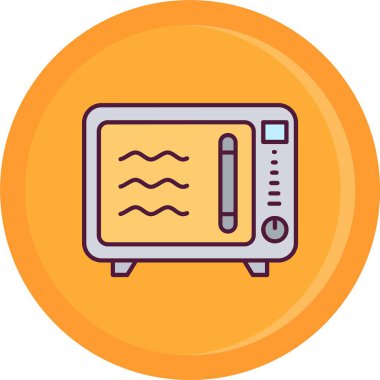 Klima kontrol sistemi simgesi. anahat klima sistemi sistem vektör simgesi rengi düz izole