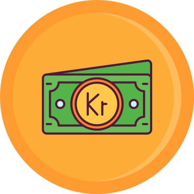 Para ikonu. vektör illüstrasyonu