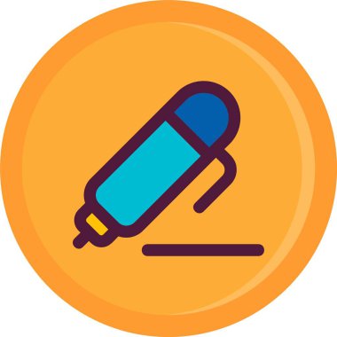 Tıbbi bir simgenin vektör illüstrasyonu