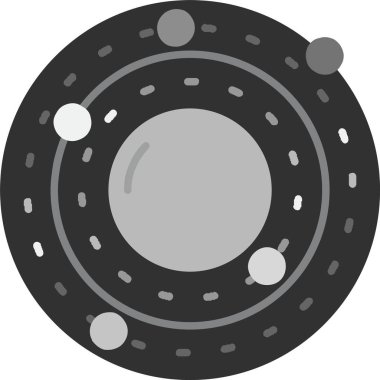 Araba lastiği simgesi, basit tarzı