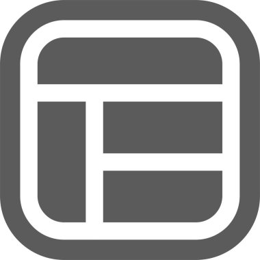 Kredi kartı vektör simgesi. biçim düz sembol, beyaz renk, yuvarlak açılar, gri arkaplan.