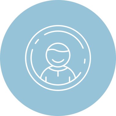 Vektör Avatar Simgesi illüstrasyonu