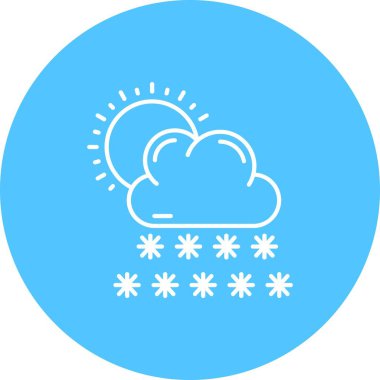 vektör kar tanesi simgesi, vektör illüstrasyonu