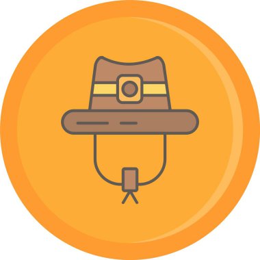 hat simgesi vektör illüstrasyon tasarımı