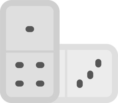 zar oyun zar simgesi ana hat biçiminde