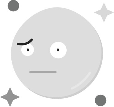 Sevimli bir ayın vektör çizimi