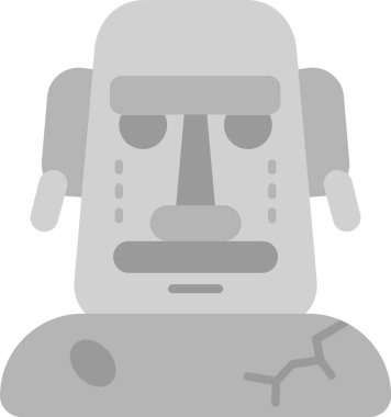 robot düz vektör simgesi