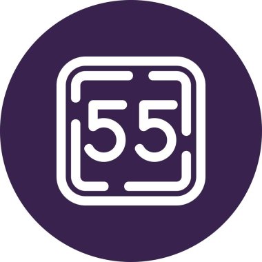 65 yıllık kabartma simgesi, vektör tasarımı