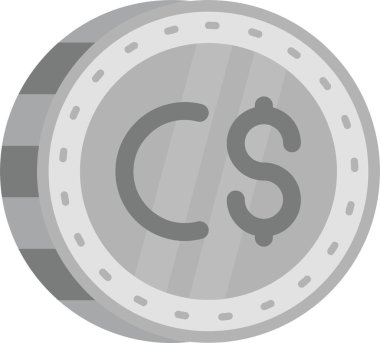 Dolar işareti vektör simgesi