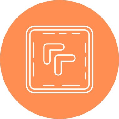 Güzel Ateş Kabartma Vektörü Simgesi