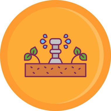 Bir ağaç simgesinin vektör illüstrasyonu