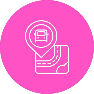 Konum simgesinin vektör illüstrasyonu