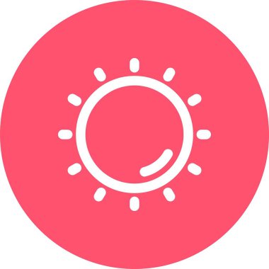 güzel hava vektörü simgesi