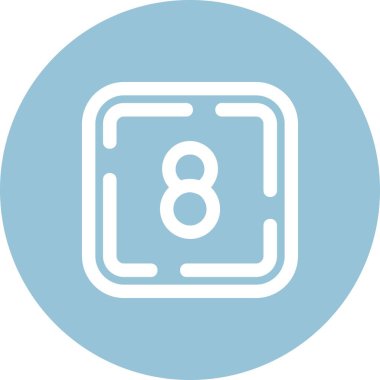 Vektör evrensel simgesi Trendy bakmak.