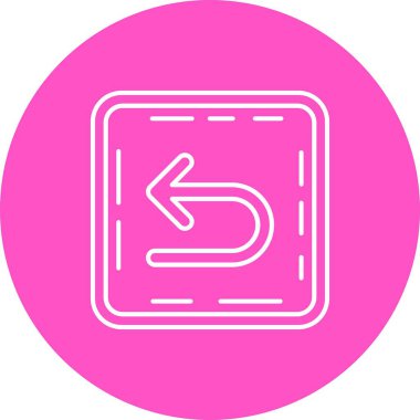 Vektör evrensel simgesi Trendy bakmak.