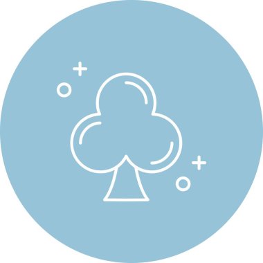 ağaç simgesi vektör illüstrasyonu