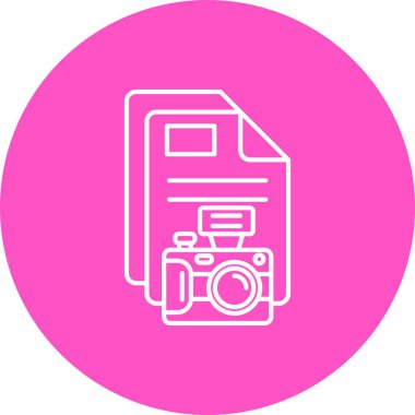 Vektör kamera Simgesi illüstrasyonu