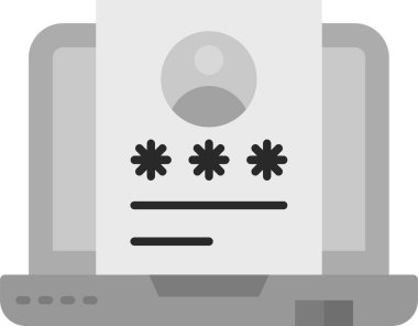 parola parola simgesi ana hat biçiminde