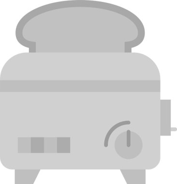 Yemek ikonunu düz bir şekilde pişirmek