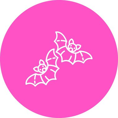  yarasa simgesi vektör illüstrasyon tasarımı