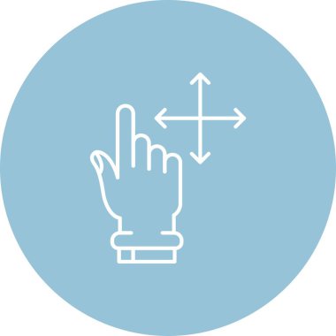 Modern simgenin vektör illüstrasyonu