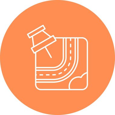 Benzersiz boru vektörü simgesi